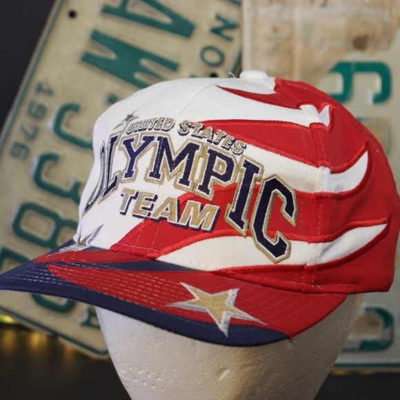 white usa olympic hat